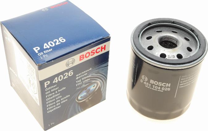 BOSCH 0 451 104 026 - Filtro olio autozon.pro