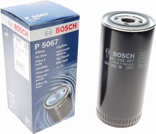 BOSCH 0 451 105 067 - Filtro olio autozon.pro