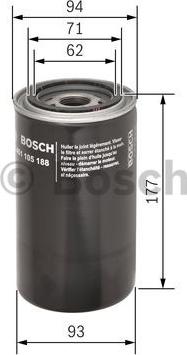 BOSCH 0 451 105 188 - Filtro olio autozon.pro