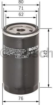 BOSCH 0 451 103 092 - Filtro olio autozon.pro