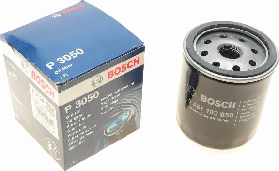 BOSCH 0 451 103 050 - Filtro olio autozon.pro