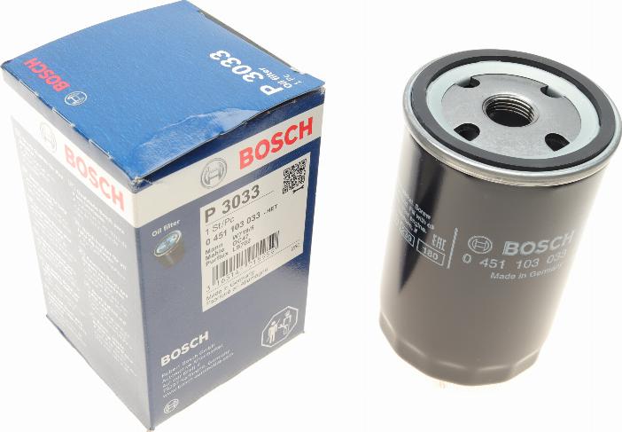 BOSCH 0 451 103 033 - Filtro olio autozon.pro