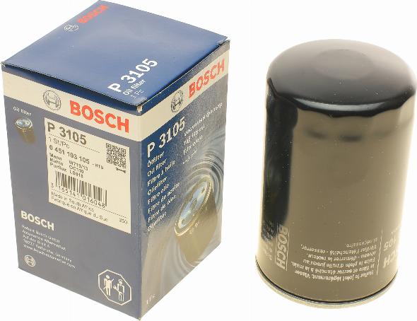 BOSCH 0 451 103 105 - Filtro olio autozon.pro