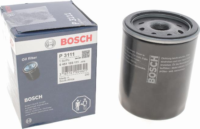 BOSCH 0 451 103 111 - Filtro olio autozon.pro