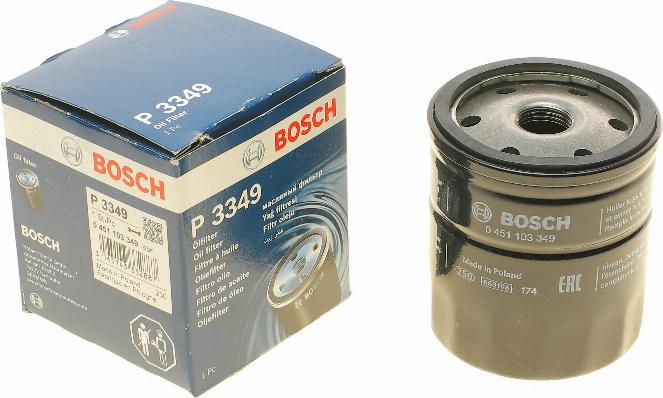 BOSCH 0 451 103 349 - Filtro olio autozon.pro