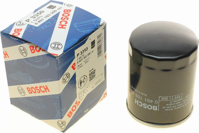 BOSCH 0 451 103 350 - Filtro olio autozon.pro