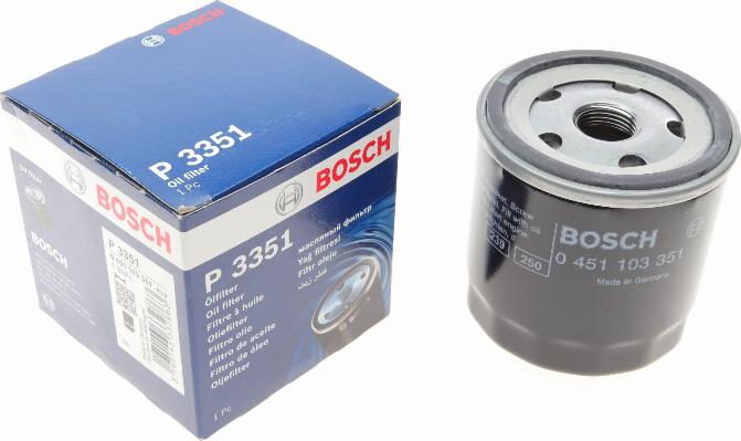 BOSCH 0 451 103 351 - Filtro olio autozon.pro