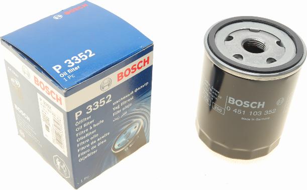 BOSCH 0 451 103 352 - Filtro olio autozon.pro