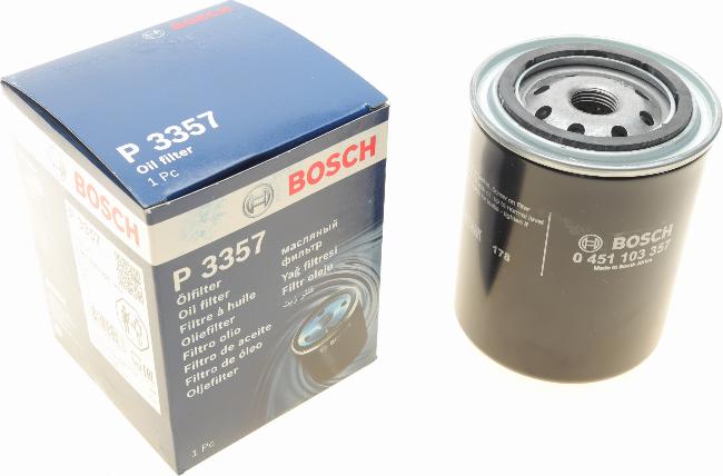 BOSCH 0 451 103 357 - Filtro olio autozon.pro