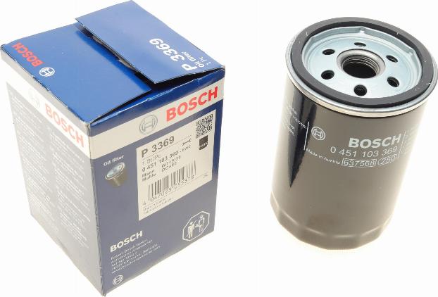 BOSCH 0 451 103 369 - Filtro olio autozon.pro