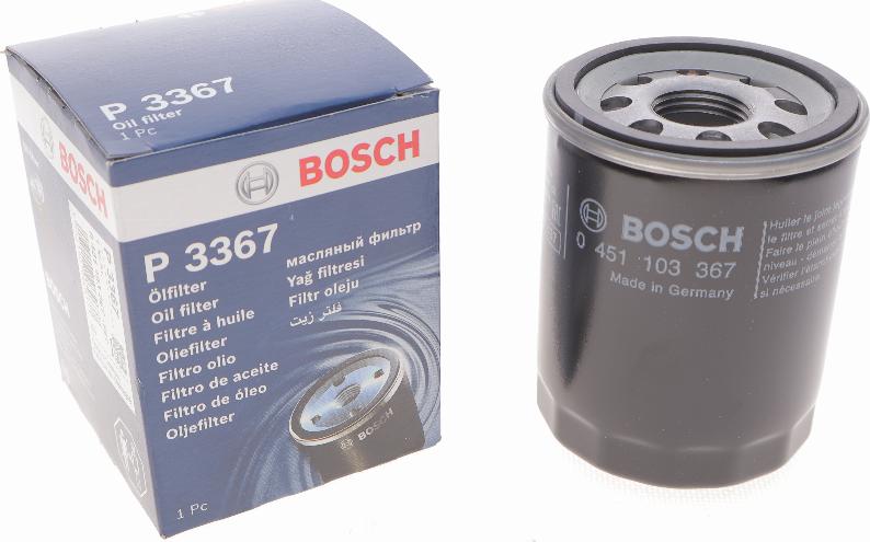 BOSCH 0 451 103 367 - Filtro olio autozon.pro