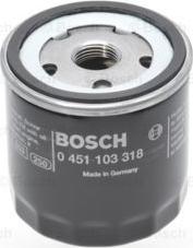 BOSCH 0 451 103 318 - Filtro olio autozon.pro