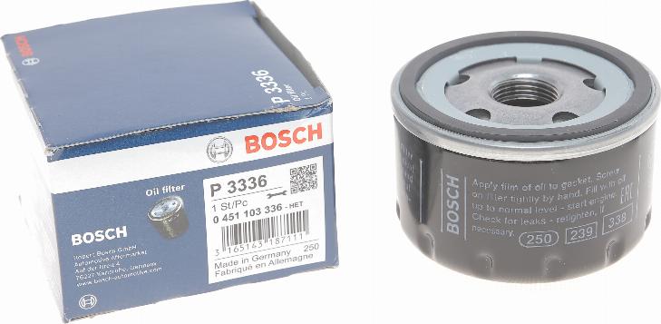 BOSCH 0 451 103 336 - Filtro olio autozon.pro