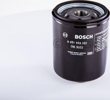 BOSCH 0 451 103 322 - Filtro olio autozon.pro