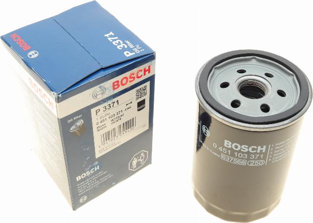 BOSCH 0 451 103 371 - Filtro olio autozon.pro