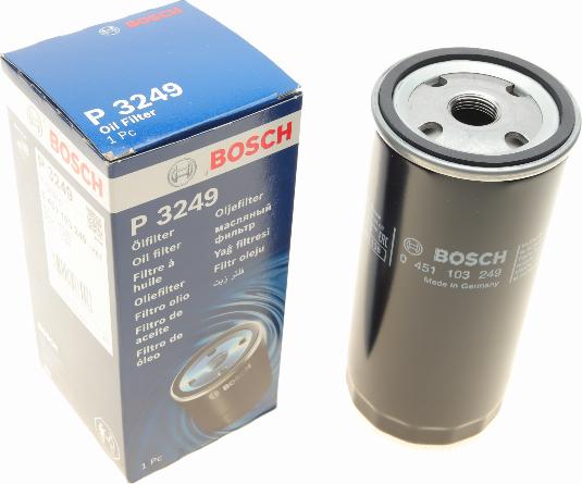 BOSCH 0 451 103 249 - Filtro olio autozon.pro