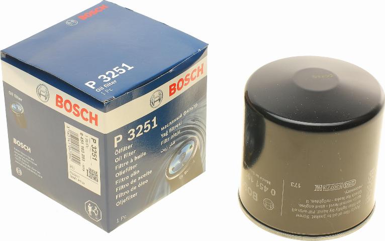 BOSCH 0 451 103 251 - Filtro olio autozon.pro