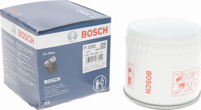 BOSCH 0 451 103 252 - Filtro olio autozon.pro