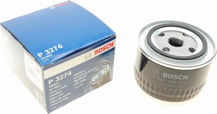 BOSCH 0 451 103 274 - Filtro olio autozon.pro