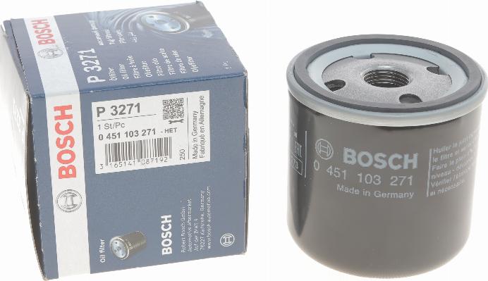 BOSCH 0 451 103 271 - Filtro olio autozon.pro