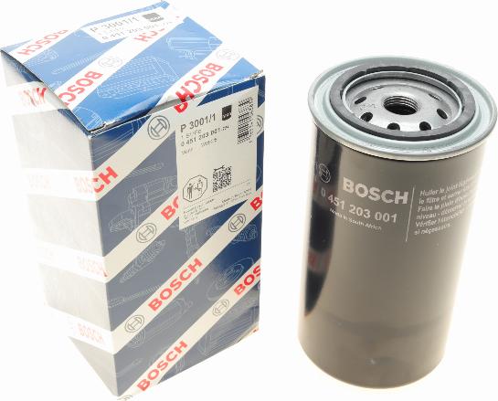 BOSCH 0 451 203 001 - Filtro olio autozon.pro