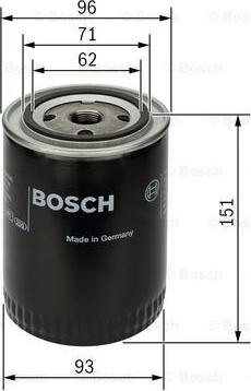 BOSCH 0 451 203 012 - Filtro olio autozon.pro