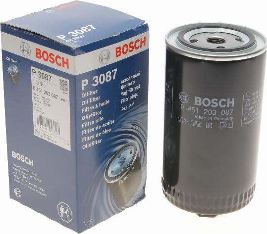 BOSCH 0 451 203 087 - Filtro olio autozon.pro