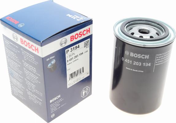 BOSCH 0 451 203 194 - Filtro olio autozon.pro