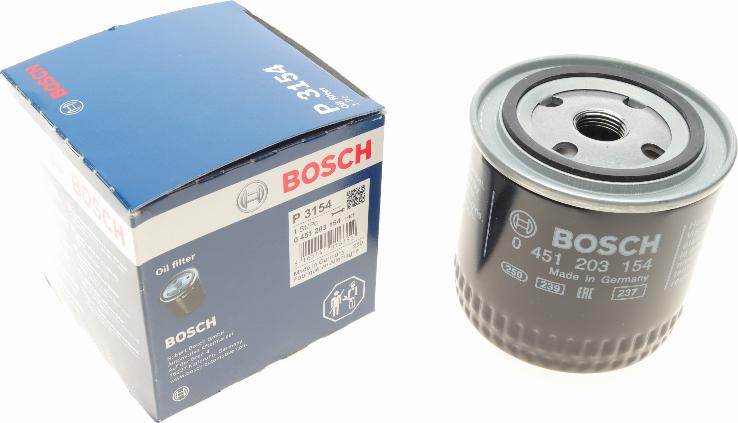 BOSCH 0 451 203 154 - Filtro olio autozon.pro