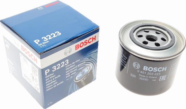 BOSCH 0 451 203 223 - Filtro olio autozon.pro