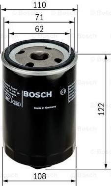 BOSCH 0 451 203 223 - Filtro olio autozon.pro