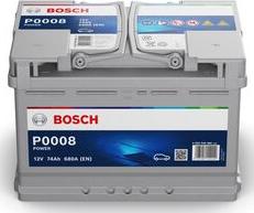 BOSCH 0 092 P00 080 - Batteria avviamento autozon.pro