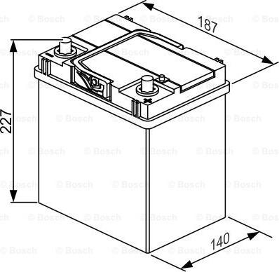 BOSCH 0 092 S40 180 - Batteria avviamento autozon.pro