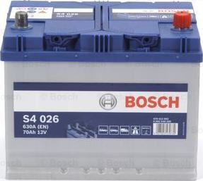 BOSCH 0 092 S40 260 - Batteria avviamento autozon.pro