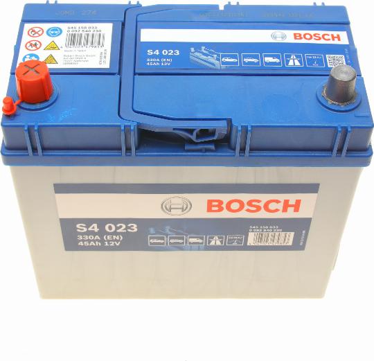 BOSCH 0 092 S40 230 - Batteria avviamento autozon.pro