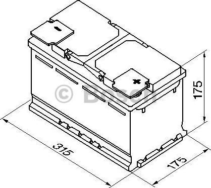 BOSCH 0 092 S50 100 - Batteria avviamento autozon.pro