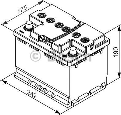 BOSCH 0 092 S5A 050 - Batteria avviamento autozon.pro