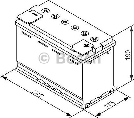 BOSCH 0 092 S60 050 - Batteria avviamento autozon.pro