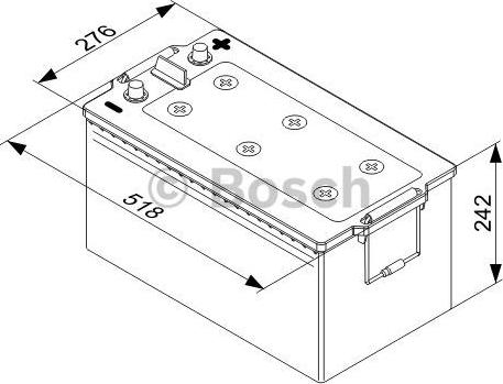 BOSCH 0 092 T40 800 - Batteria avviamento autozon.pro