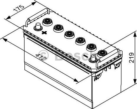 BOSCH 0 092 T30 710 - Batteria avviamento autozon.pro