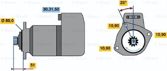 BOSCH 0 001 416 026 - Motorino d'avviamento autozon.pro