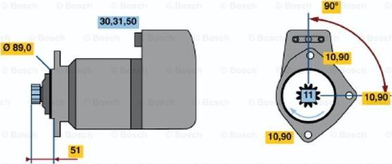 BOSCH 0 001 417 068 - Motorino d'avviamento autozon.pro