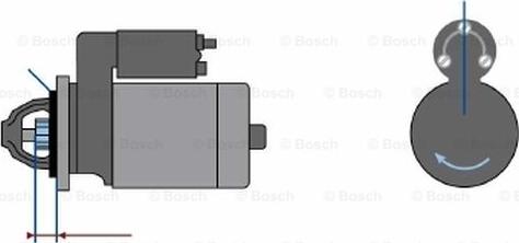 BOSCH 9 000 331 424 - Motorino d'avviamento autozon.pro