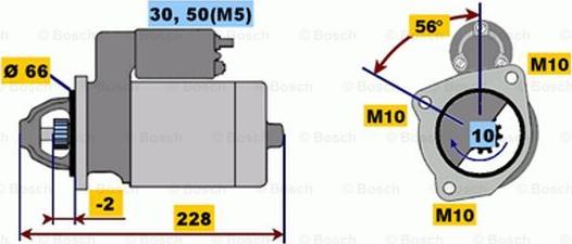 BOSCH 0 001 108 183 - Motorino d'avviamento autozon.pro