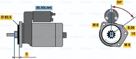 BOSCH 0 001 112 044 - Motorino d'avviamento autozon.pro