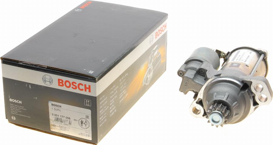 BOSCH 0 001 177 006 - Motorino d'avviamento autozon.pro