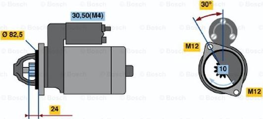 BOSCH 0 001 363 123 - Motorino d'avviamento autozon.pro