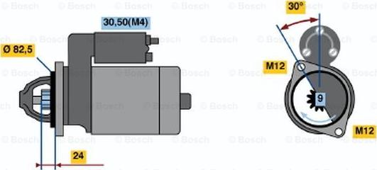 BOSCH 0 001 362 600 - Motorino d'avviamento autozon.pro