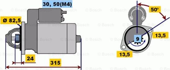 BOSCH 0 001 362 058 - Motorino d'avviamento autozon.pro