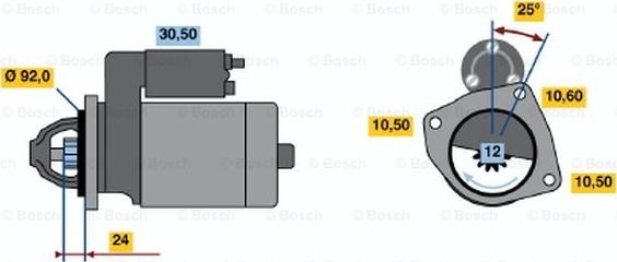 BOSCH 0 001 362 307 - Motorino d'avviamento autozon.pro